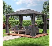 TOOLPORT Sunset 3x4 m, Tonnelle de jardin, Sunset Superior, gris - (300194)