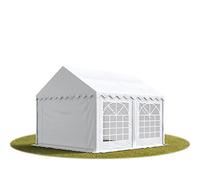 TOOLPORT Tente de réception/Barnum 3x5 m - Bâche difficilement Inflammable Blanc PVC 700 N Economy
