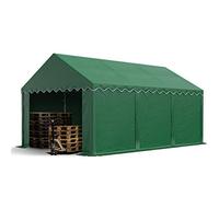 TOOLPORT 3x6 m tente de stockage, PVC 700, H. 2 m, vert foncé - (6145)