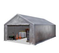 TOOLPORT 4x8 m Tente de stockage, Bâche PE, gris - (4773)