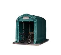 TOOLPORT Tente-Garage carport 1,6 x 2,4 m d'élevage abri agricole Tente de Stockage bâche PVC 800 N Armature Solide Vert Fonce