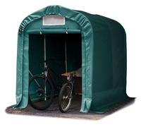 TOOLPORT Tente-garage carport 1,6 x 2,4m d'élevage abri agricole tente de stockage bâche 800 N armature solide vert fonce