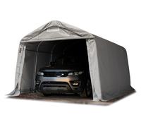 TOOLPORT Tente-garage carport 3,3 x 4,8m d'élevage abri agricole tente de stockage bâche 800 N armature solide gris