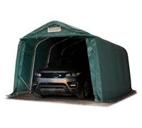 TOOLPORT Tente-garage carport 3,3 x 4,8m d'élevage abri agricole tente de stockage bâche 800 N armature solide vert fonce
