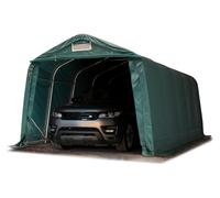TOOLPORT Tente-garage carport 3,3 x 6,0m d'élevage abri agricole tente de stockage bâche 800 N armature solide vert fonce