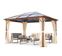 TOOLPORT Forest 3x4 m, Tonnelle de jardin, Forest Deluxe, champagne, imitation chêne - (301346)