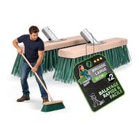 ToolSpace Balai Brosse Extérieur - 30 cm - pour Pavés Jardin et Allées | Nettoyage Sols Extérieurs, Idéal Terrasses, Cours et Trottoirs, Usage Quotidien Maison, Zones Pavées