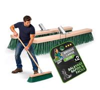 ToolSpace Balai Brosse Extérieur - 50 cm - pour Pavés Jardin et Allées | Nettoyage Sols Extérieurs, Idéal Terrasses, Cours et Trottoirs, Usage Quotidien Maison, Zones Pavées