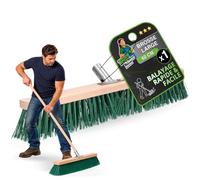 ToolSpace Balai Brosse Extérieur - 60 cm - pour Pavés Jardin et Allées | Nettoyage Sols Extérieurs, Idéal Terrasses, Cours et Trottoirs, Usage Quotidien Maison, Zones Pavées