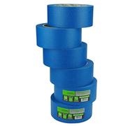 ToolSpace Ruban de Masquage Bleu - Scotch Adhésif Crêpe UV pour Peinture Decoratif - Papier Collant Rouleau 48 mm x 50 m lot de 6 - pour Multi Surfaces Intérieur Extérieur et Fenêtres Portes