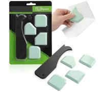 ToolSpace Set 5 Spatules Silicone Lisseur Joints TPR Carrelage Céramique Salle de Bain et Cuisine Douche Mastic Professionnel sans Rayures Racloir pour Enlever Excès de Silicone Rénovation Carreleur