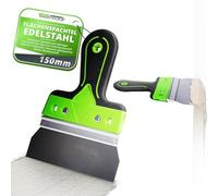 ToolSpace Spatule Enduit INOX 15x6 cm pour Lissage Façade Couteau à Enduire | Support en Aluminium, Application sur Béton et Murs, Travaux de Rénovation, Outil pour Maçonnerie, Finitions de Surface