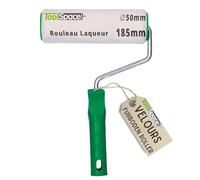 Toolspace | Velour Rouleau de Peinture | Φ50-18cm | pour Sols Et Meubles | Petit Rouleau Laqueur pour Peinture | pour Vernis, Peintures Époxy, Résines Polyester | Extrêmement Durable | Réutilisable