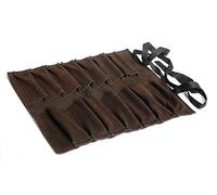Toolzone Trousse à outils enroulable en cuir 14 poches