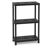 Toomax Z141P041 Art. 141 Universal Vent 63 Maxi-Etagère avec 3 Etagères Noir 60 x 30 x 96 cm