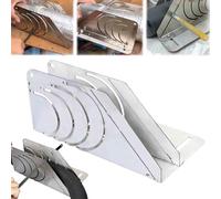 TOOPST Precision 45° Rubber Insulation Pipe Cutter, Foam Pipe Cutter Tool, Adjustable Size Cutting Fixture Pipe Cutting Guide for Pipes with Diameters Ranging from 60-90mm (1PC)