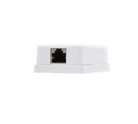 TOOQ NANOCABLE 10.21.1601 - Rosette de surface RJ45 avec 1 prise Cat.6 FTP, Blanc