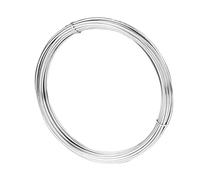 TooTaci Fil d'Acier Inoxydable 1,5 mm, 5M Fil Métallique Flexible - Solide pour Treillis de Jardin, Clôtures, Sculptures et Projets DIY
