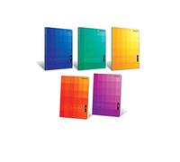 TOP-2000 400091137 STUDENT Lot de 4 paquets de 120 feuilles de papier cartonné Assortiment de graphiques SHADES