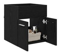 (TOP 2026)Armoire d'évier - 1 PC - SWEETY - ARMOIRE WC - Meuble Lavabo de Bain - Chêne noir 41x38,5x46cm - Bois d'ingénierie 897197