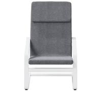 ""TOP 2026"" Chaise de relaxation - Fauteuil 1 place - Gris foncé Tissu - 59x82x98 cm FF4479