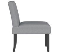 ""TOP 2026"" Chaise Relax - 1 place Fauteuil - sans accoudoirs - gris clair tissu - 48x64x72 cm FF4837