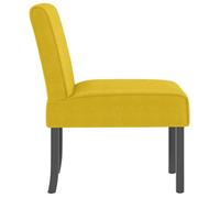""TOP 2026"" Chaise Relax - 1 place Fauteuil - sans accoudoirs - jaune velours - 48x64x72 cm FF4835