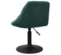 ""TOP 2026"" Tabouret de bar - 1 PC - Pour 1 personne - Vert foncé Velours - 46x44x(62.5-77.5) cm TT183