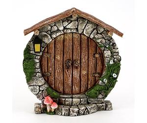 Top Collection 13,3 cm Jardin Féérique Miniature et Terrarium Charmant de Porte Rond Décor, Petite