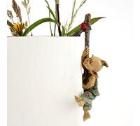 Top Collection 4383 Miniature Fée et Terrarium Garden Pixie Pot de Fleurs Hugger Statue, Petite