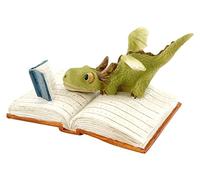 Top Collection Figurine Miniature de Jardin féérique et Terrarium en Forme de Dragon, Vert et Blanc