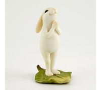 Top Collection Jardin Féérique Miniature et Terrarium Yoga Bunny en Position Debout Namaste Pose Statue, Petite