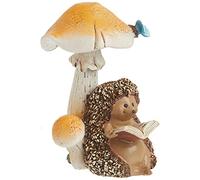 Top Collection Livre de Lecture Miniature en Forme de hérisson et de Terrarium sous Statue Champignon