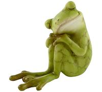 Top Collection Statue Miniature pour Jardin de fées et Terrarium, Grenouille au Repos