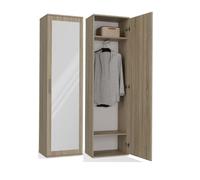 TOP E SHOP Topeshop Duo SZAFKA Sonoma Bedroom Wardrobe/Closet 2 étagères 1 Portes chêne
