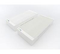 TOP FILTRE - Lot de 2 Filtres G4 & M5 VMC Double Flux UNELVENT Domeo 210/210 FL - 275x125x48 mm - Purification de l’Air
