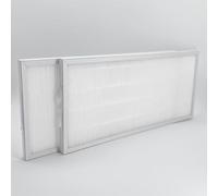 TOP FILTRE - Lot de 2 Filtres M6 Compatibles VMC Double Flux France Air Cocoon’2 D300/D400 - Filtration Haute Performance - Dimensions 493 x 235 x 22 mm