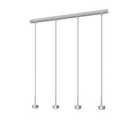 Top Light Puk Mini Choice Long One 105 LED Pendelleuchte, chrome mat