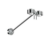 Top Light Puk Mini Wing Twin LED Lentille/Lentille Decken-/Wandleuchte, 40cm, chrome