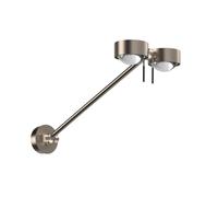Top Light Puk Mini Wing Twin LED Lentille/Verre Decken-/Wandleuchte, 40cm, nickel mat