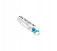 Top Magnesy - 10 pièces Aimants en néodyme cylindriques 15x2 mm N38 avec adhésif mousse 3M, extra puissants et nickelés, idéals pour bricolage, maison, atelier et usage industriel