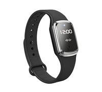 TOP-MAX Bracelet anti-moustiques et insectes à ultrasons, montre-bracelet électronique avec recharge USB de voyage (noir affichage numérique)