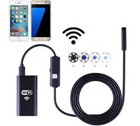 TOP-MAX Caméra d'inspection sans Fil WiFi Endoscope 720P HD Endoscope Câble (2 mètres) pour iOS iPhone Android Samsung Smartphone