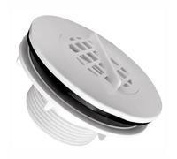 TOP-MAX Kit de crépine d'entrée filetée, pièce de grille de rechange 11235, compatible avec les raccords de tuyau Intex de 38 mm, raccord d'entrée de piscine fileté, joint en caoutchouc, pour pompes à