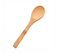 TOP-MAX Lot de 10 mini cuillères en bois faites à la main - Petites cuillères de service pour miel, thé, sucre, confiture, moutarde - 15 cm