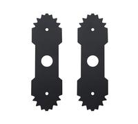 TOP-MAX Lot de 2 lames de bordure 638006008 avec dents tranchantes double face compatibles avec Ryobi RY13050 RY13050A RY15518 RY40030, remplacement en acier robuste
