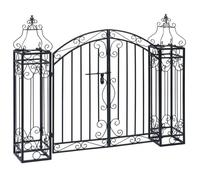 ""Top sélection""Arche grimpante,vidaXL, Portillon ornemental de jardin Fer forgé 122x20,5x100 cm Euro2091