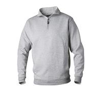 Top Swede 0102-06-09 0102 Sweat zippé Gris clair chiné Taille XXXL