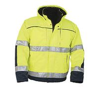 Top Swede 5816-12-09 Modèle 5816 Veste de sécurité d'hiver doublée Jaune/marine Taille XXXL