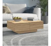 ""Top"" Table basse JILI - Table Salon Chêne sonoma 90x60x31 cm Aggloméré,29,4 Kg